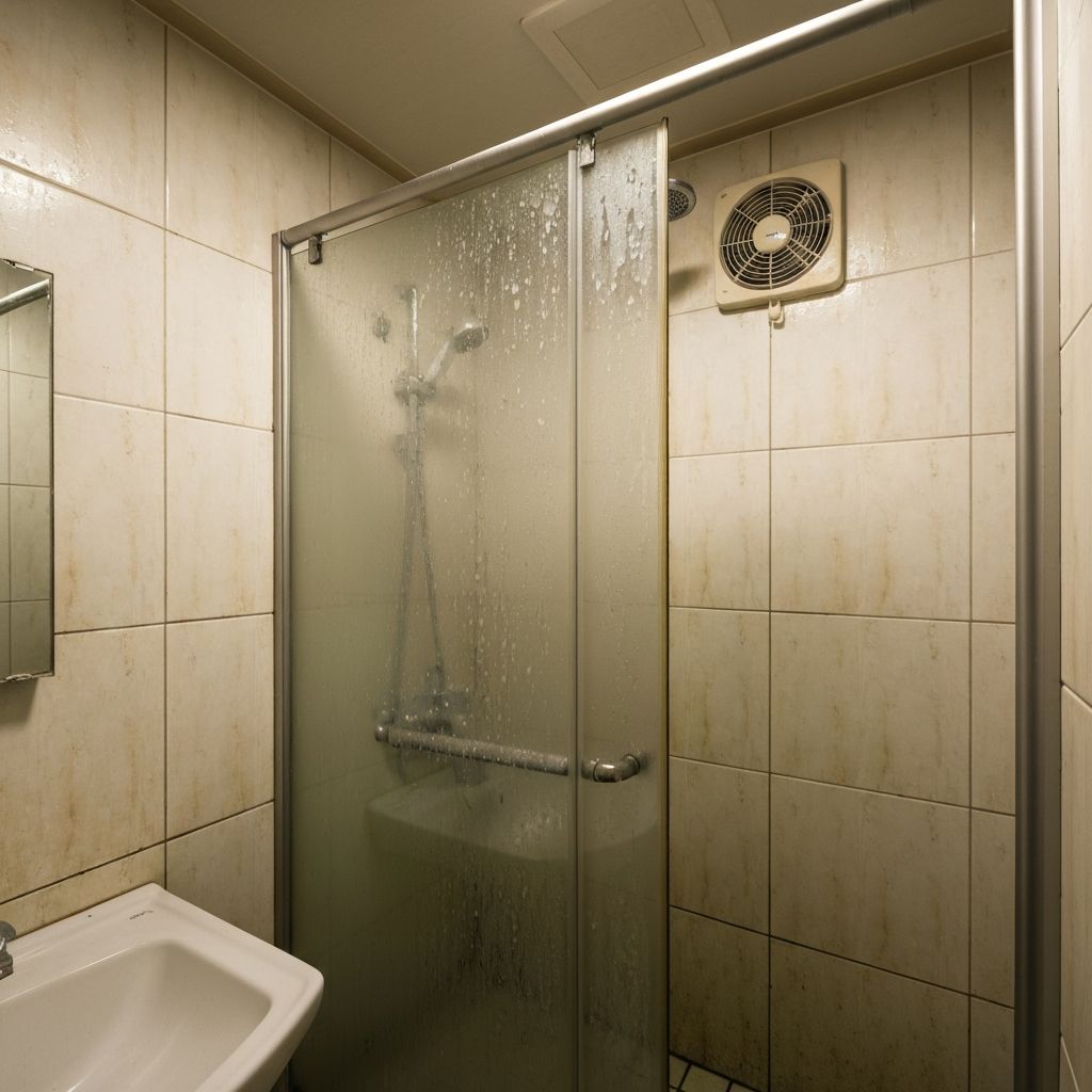 화장실 청소 전